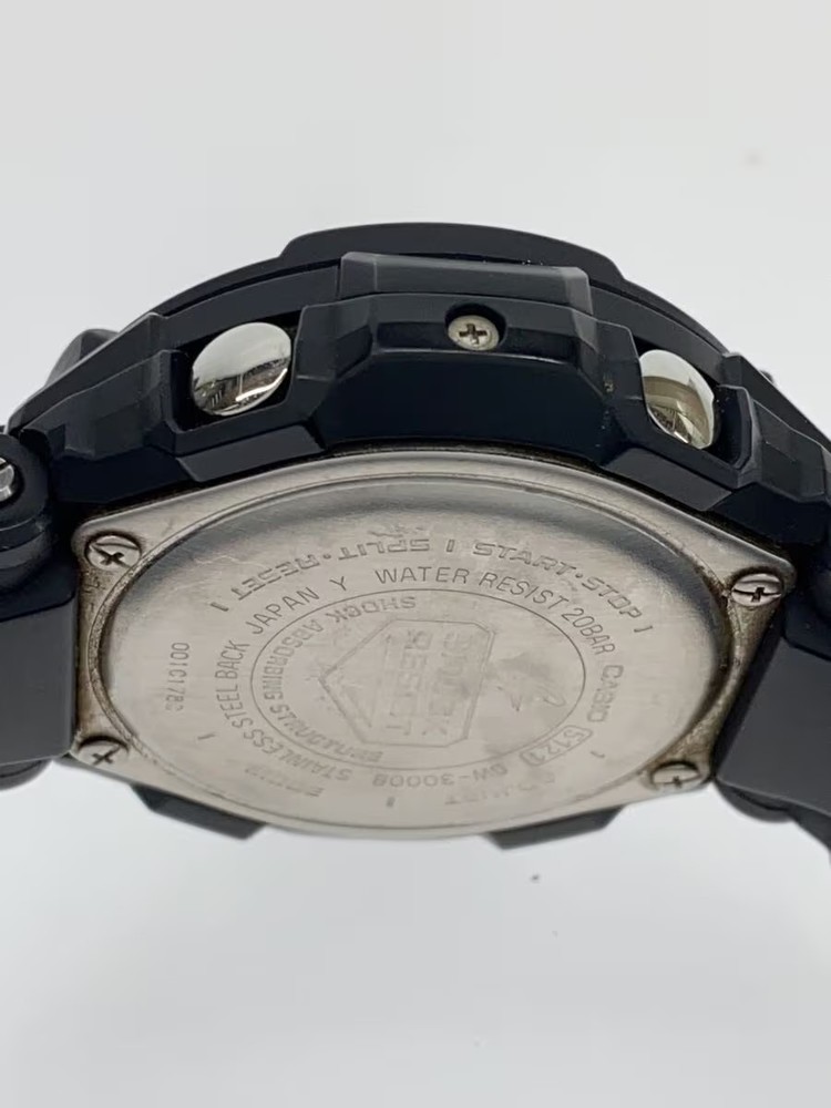CASIO Solar Watch Digital Analog Rubber BLK BLK GW 3000B
