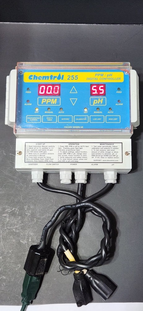 CHEMTROL 255 PPM/PH DIGITAL CONTROLLER ONLY - USED
