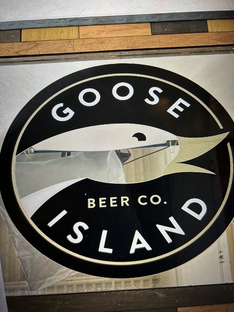 GOOSE ISLAND BEER CO. WALL MIRROR!
