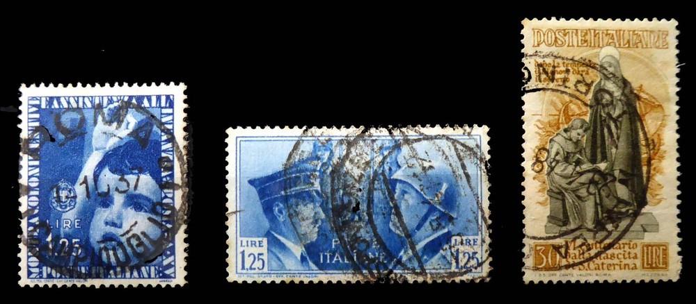 ITALY 1937/48 - 3 Values Used GD929