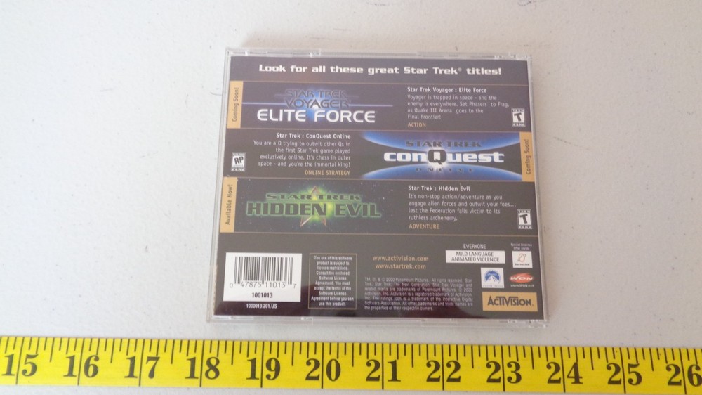 Star Trek Armada CD-ROM Computer Game 2000 Activision