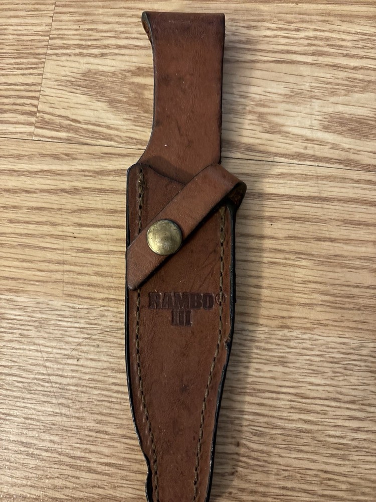 Brown Leather Rambo 111 This Is A 2nd Fixed Blade Sheath