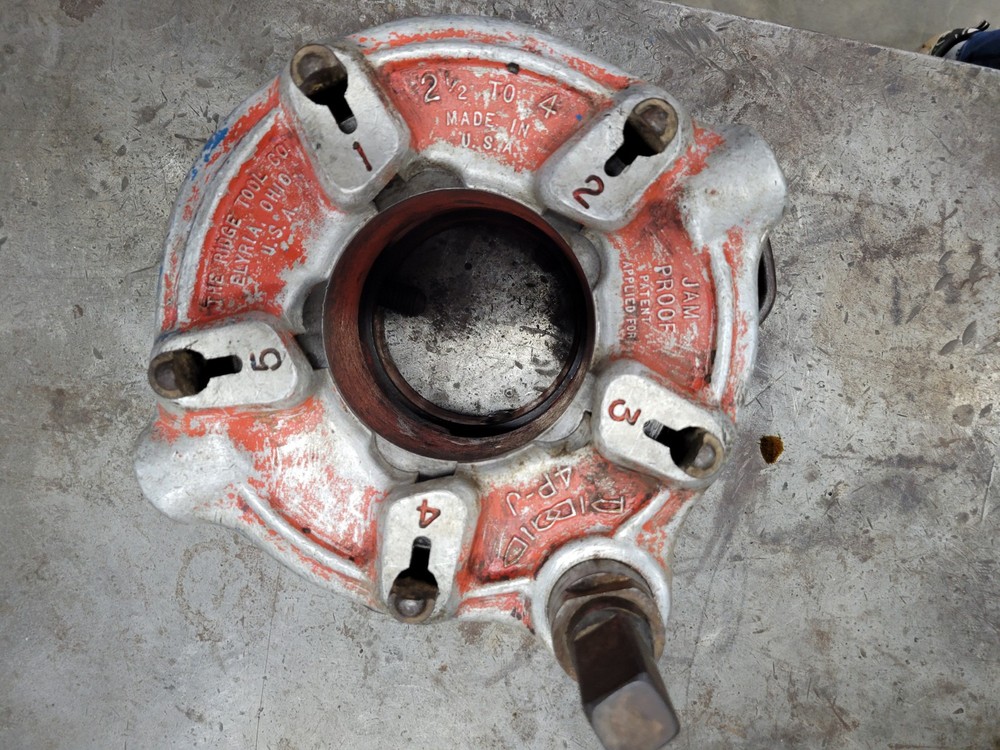 Ridgid 4PJ Die Head Pipe Threader 2-1/2" -4”