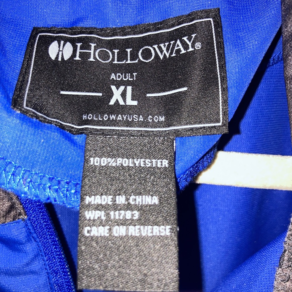 Holloway Pullover Windbreaker XL Blue And Gray Golf Apparel