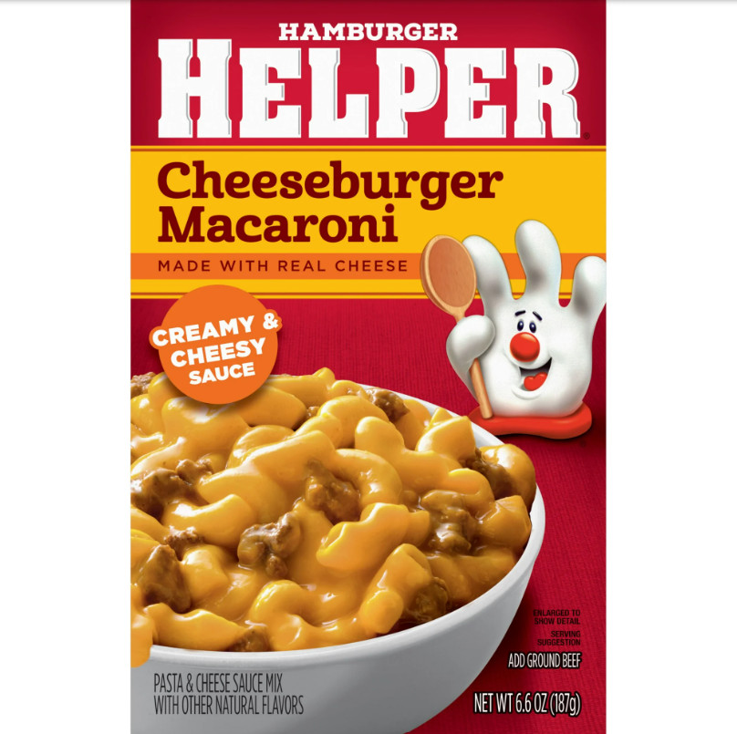 Hamburger Helper Cheeseburger Macaroni, 6.6 oz Box