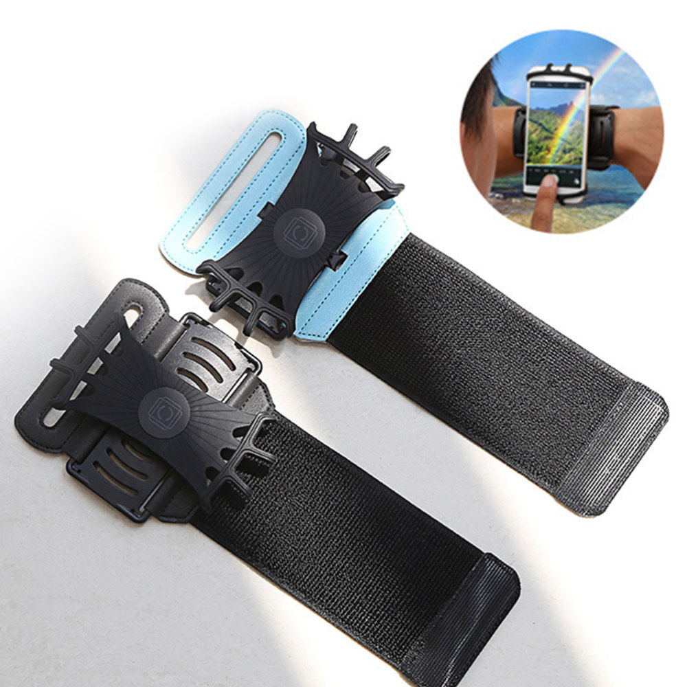 Wrist Phone Holder Mount Rotatable Strap Cell Wristlet Running