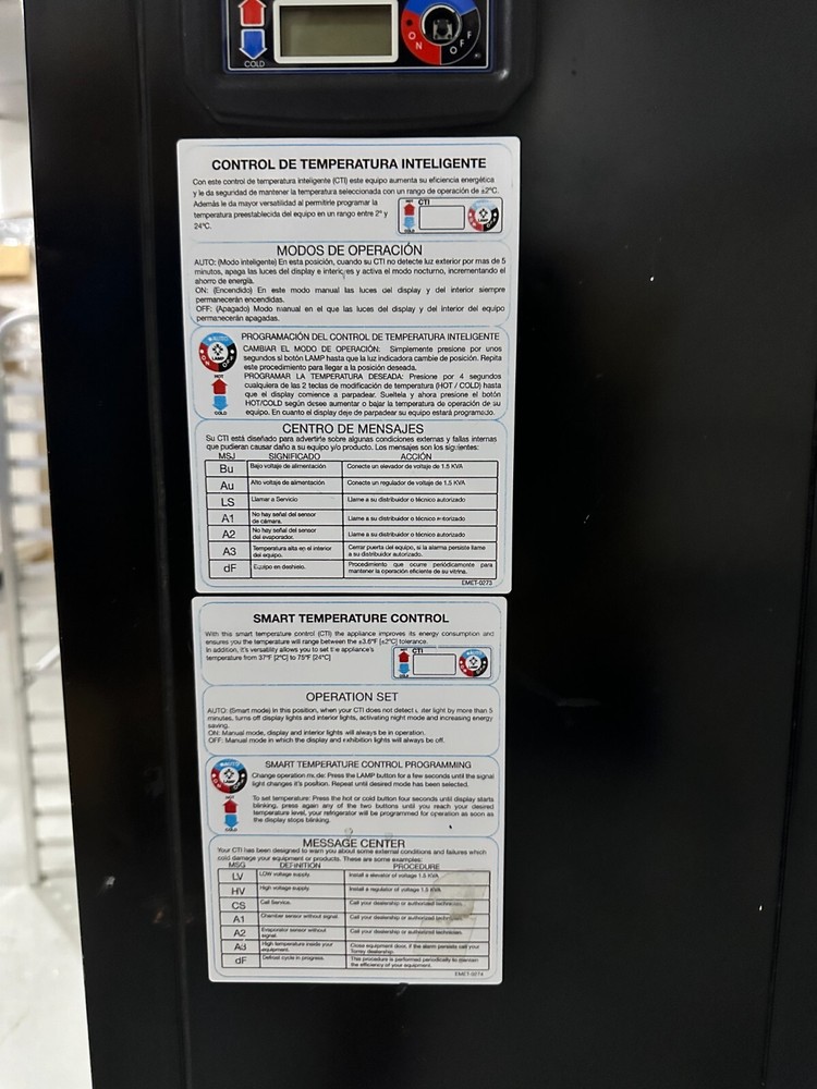 USED 74" Refrigerated Display Case NSF Torrey Bakery Deli