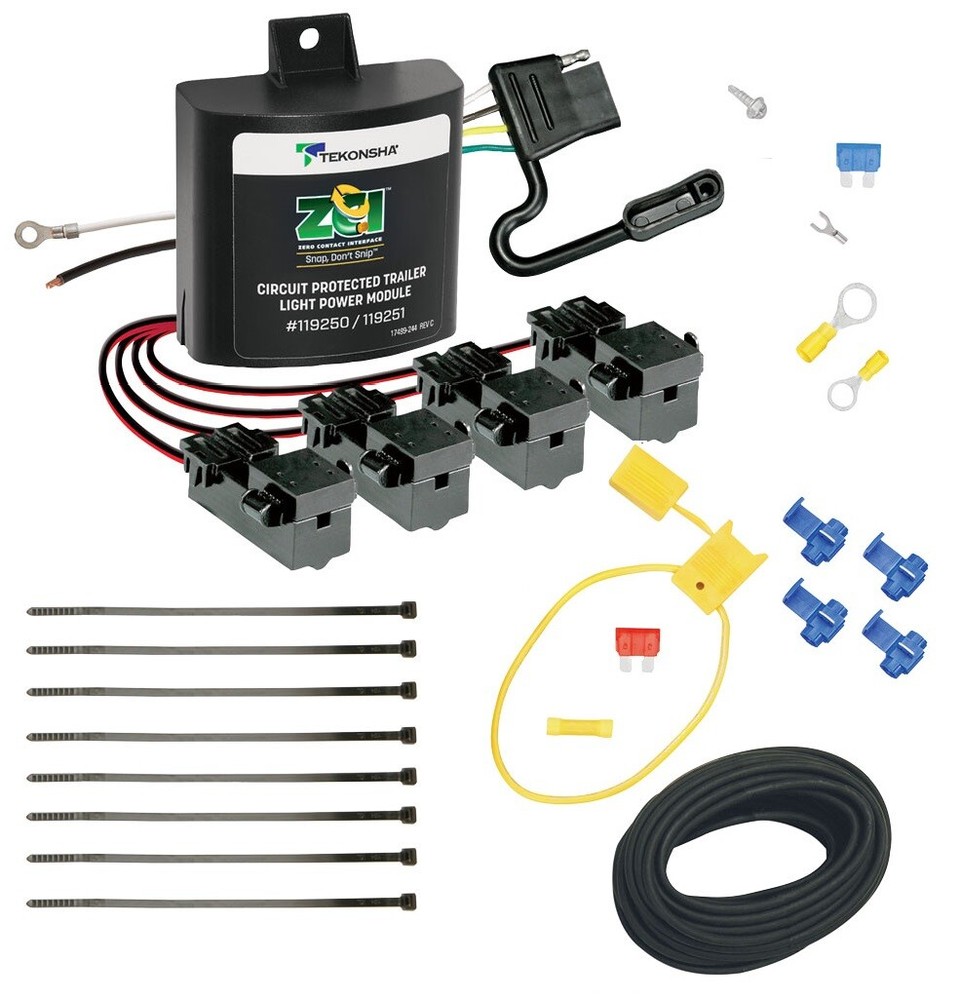 Zero Contact Modulite Trailer Wiring Harness Kit for BMW NO CUTTING OR SPLICING
