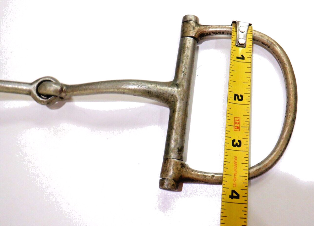 Horse Bit Never Rust Made in England D Ring Snaffle