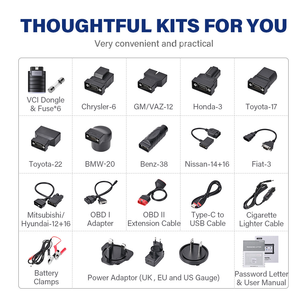 2026 TOPDON Phoenix Plus FULL System Active Diagnostic Scanner Tool ECU Coding