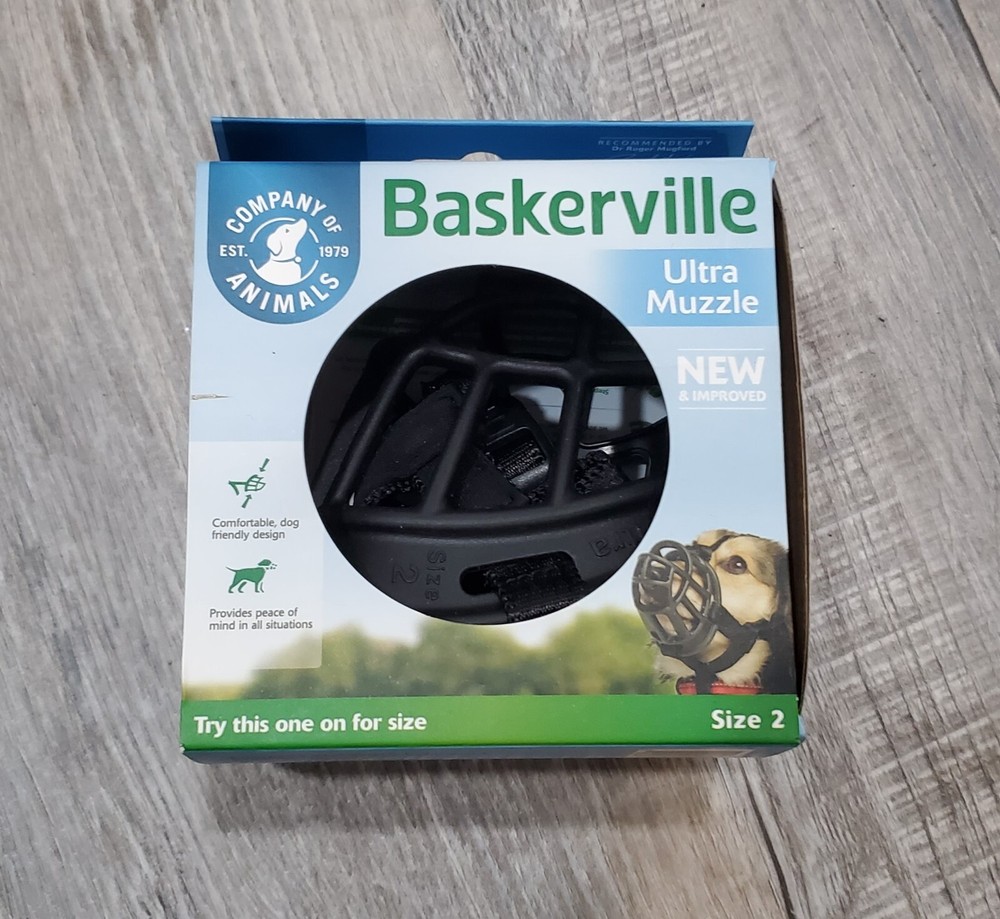 Baskerville Ultra Muzzle Size 2 - Allows Drinking and Panting New