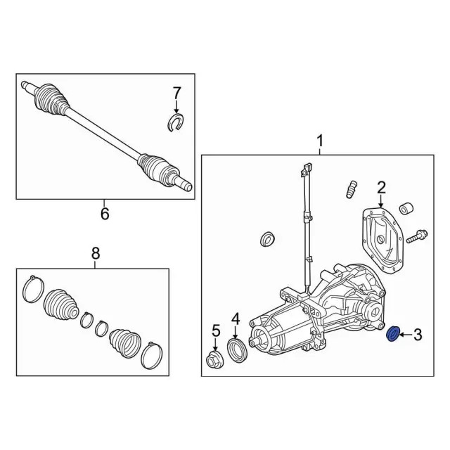 Genuine Ford Seal 5L8Z-4B416-AA