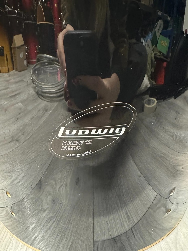 Ludwig Accent CS Tom Drum Shell 13”x11” Bare Wood #OW11