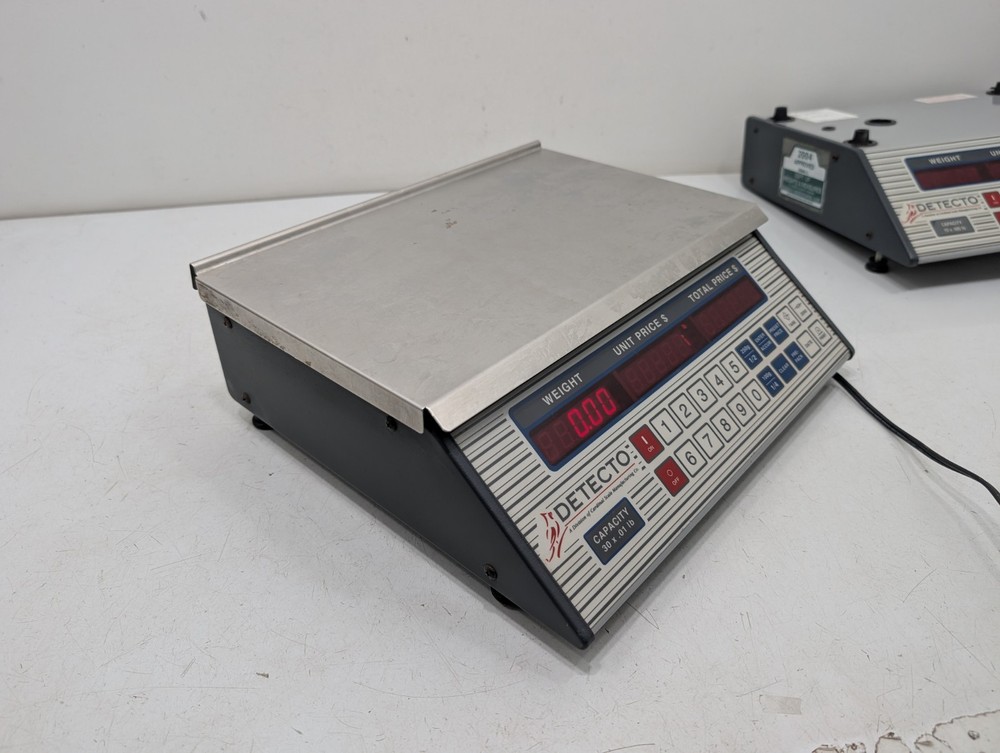 Cardinal Detecto Digital Price Computing Scale Counter Model PC-30-A Working