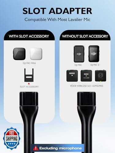 WIBOND Mic Holder for DJI Interview Go Handheld Wireless Micropho