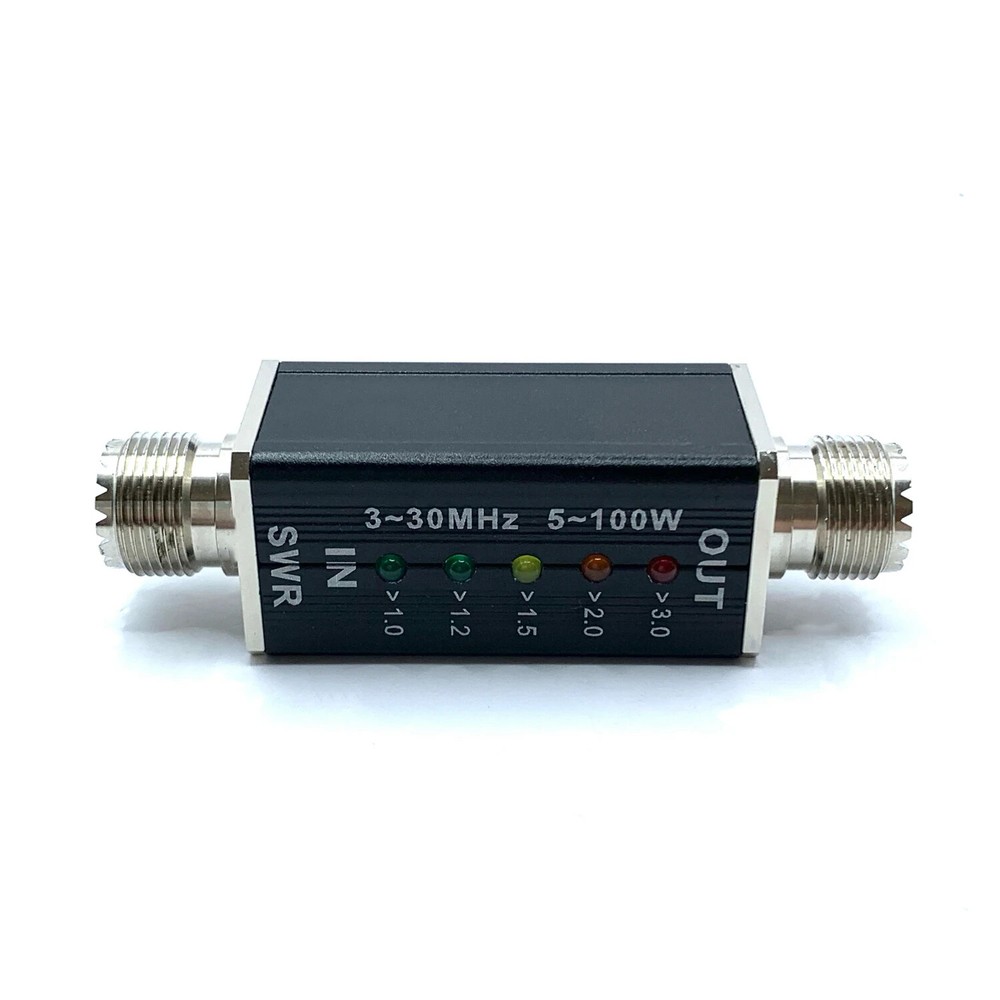 3-30MHz Frequency Max 100W Shortwave Standing Wave Indicator Standing Wave Meter