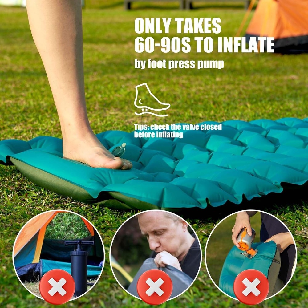 AKSOUL Self Inflating Camping Sleeping Pad - NEW