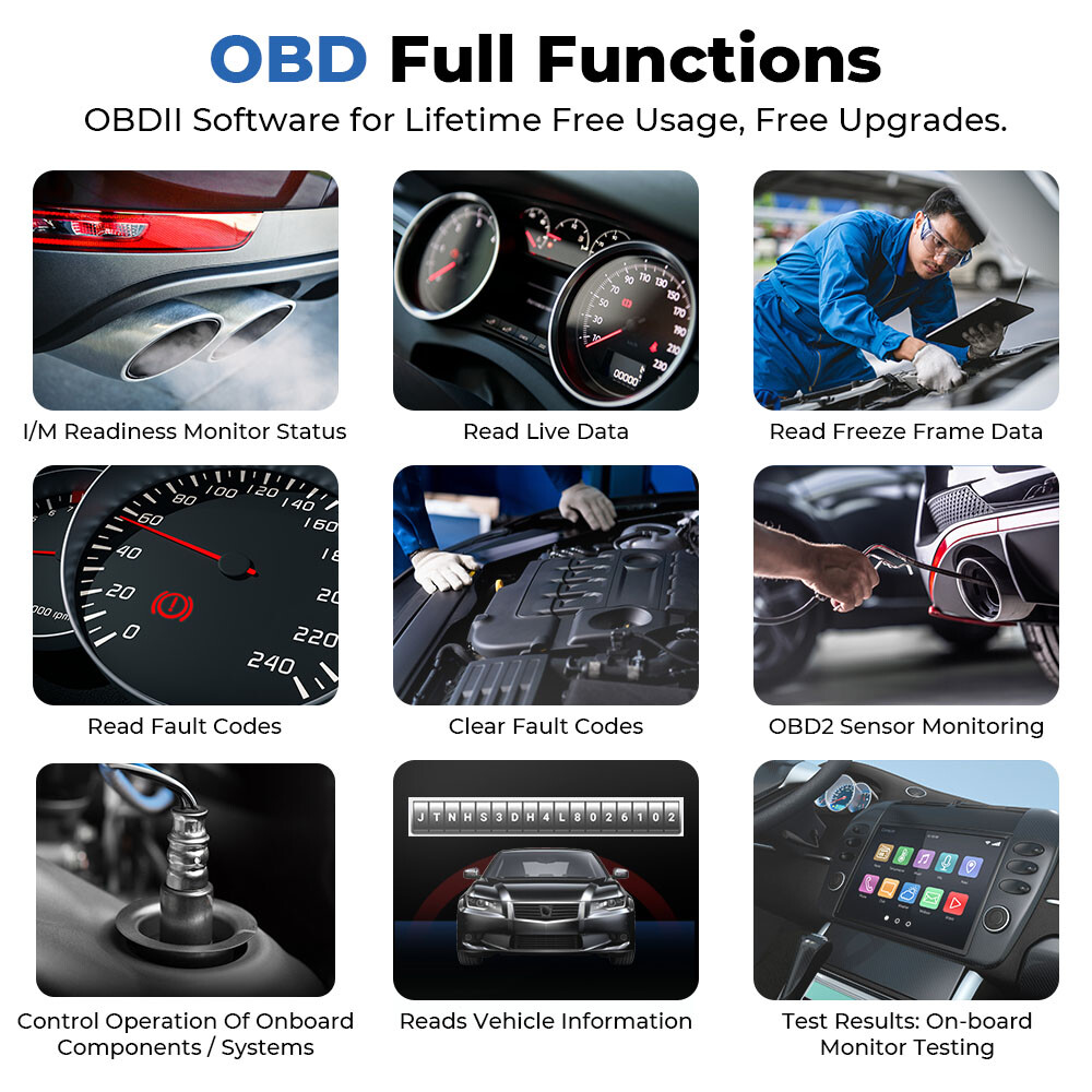 TOPDON TOPSCAN Bluetooth OB2 Scanner Code Reader Full System Car Diagnostic Tool