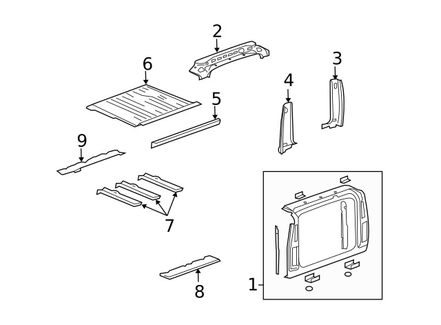 Genuine GM Upper Panel 15773342