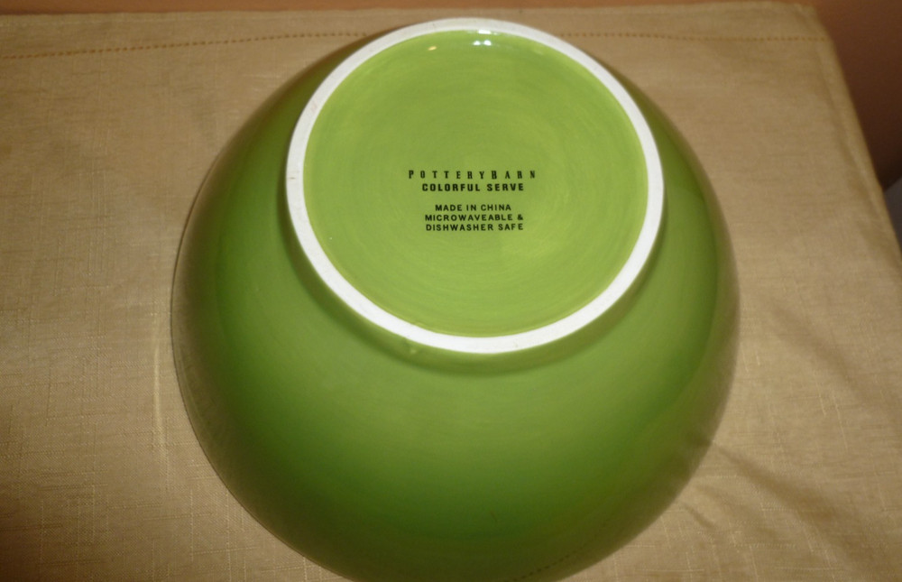 Pottery Barn Mixing Bowls Colorful Serve 4 Pc Nesting - EUC