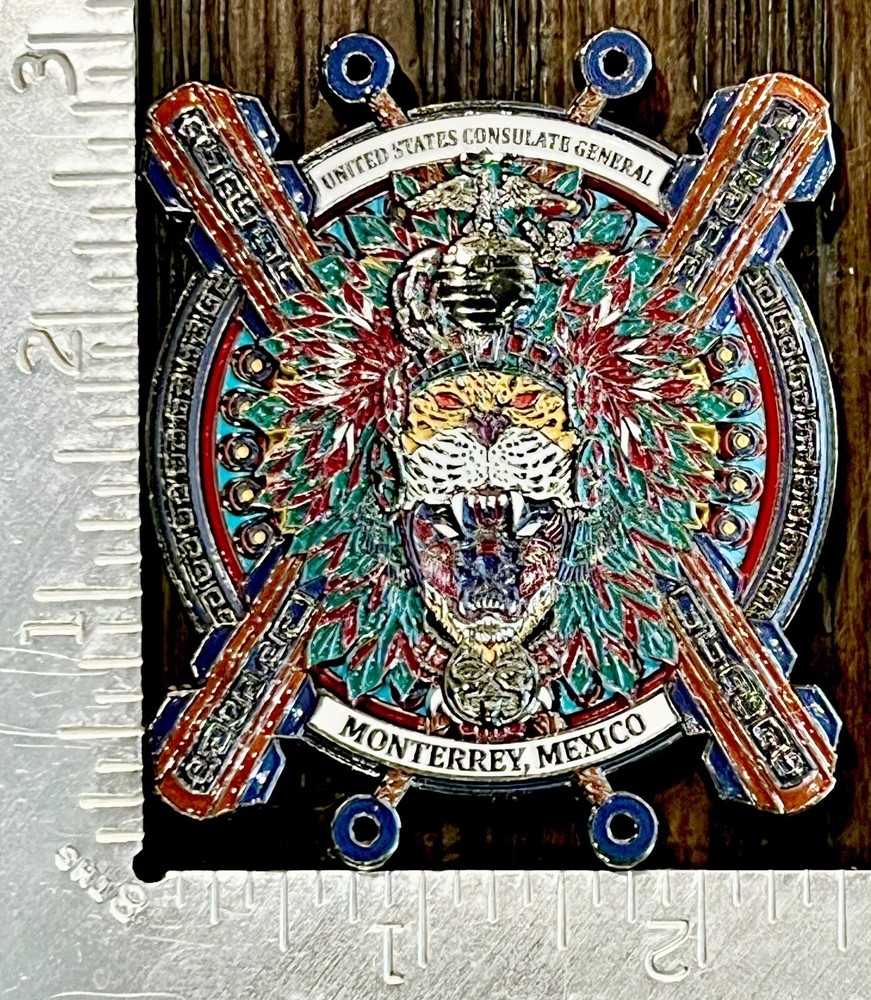 USMC MSG Marine Security Guard Detachment Monterrey, Mexico Challenge Coin