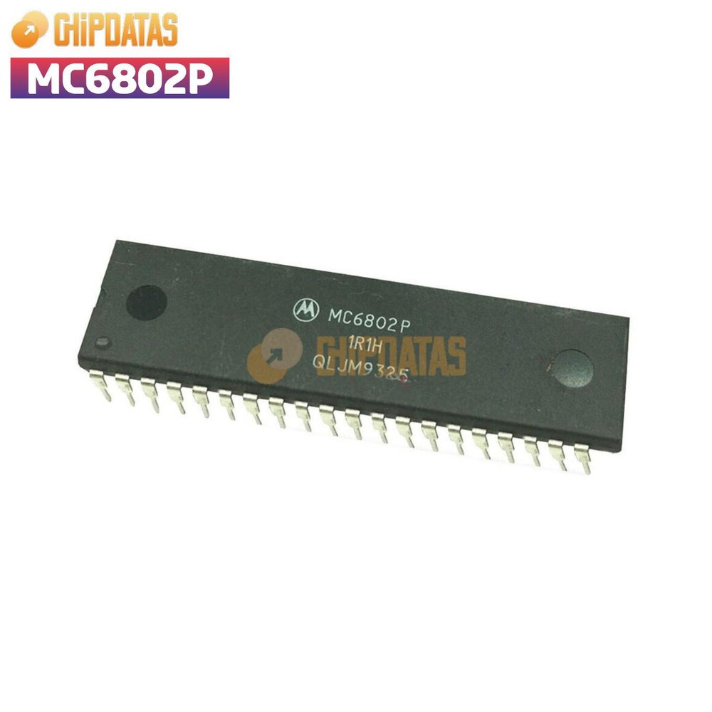 3PCS Brand New Motorola MC6802P DIP-40 8-bit microprocessor