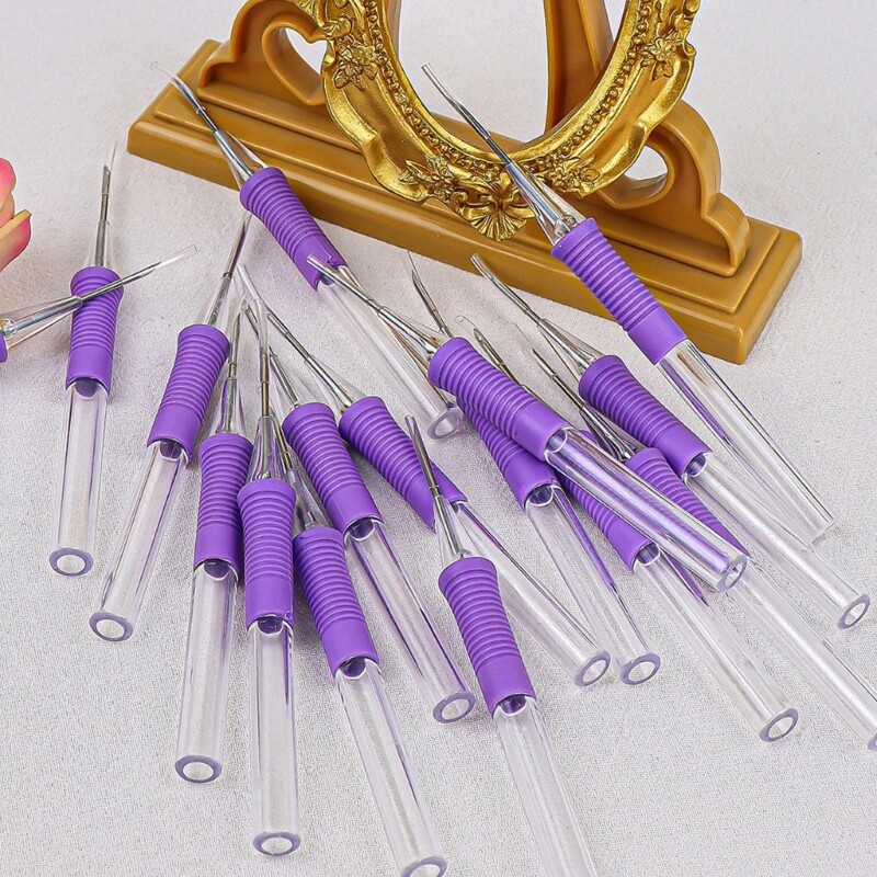Embroidery Tool with Needle Threader Light Weight ABS Embroidery Pen Set