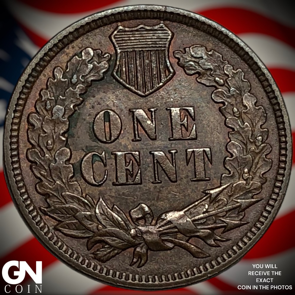 1891 Indian Head Cent Penny X8532