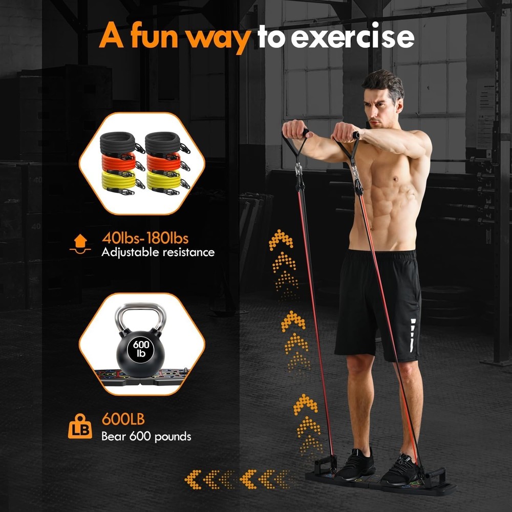 Efficient Push Up Board with 20 Accessories for Ultimate Home Gym Experience