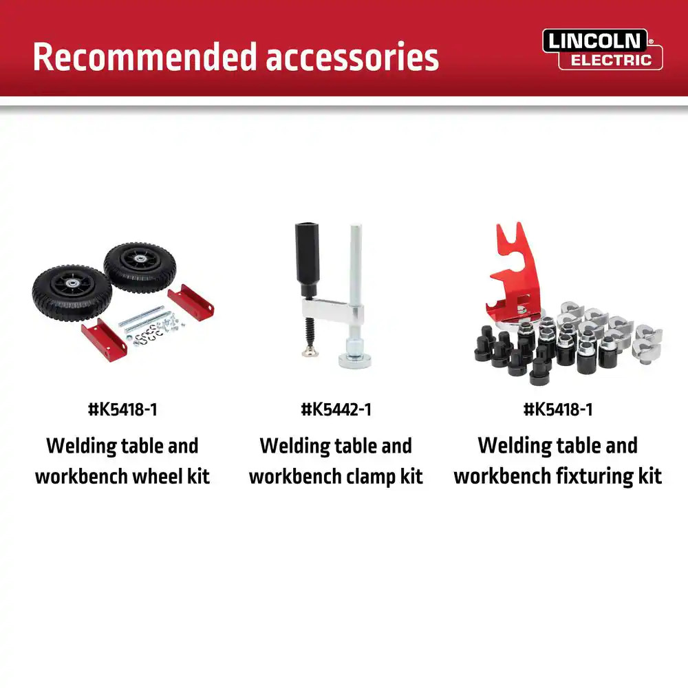 Welding Table Clamp Accessory Kit for Portable Welding Table and Work Bench