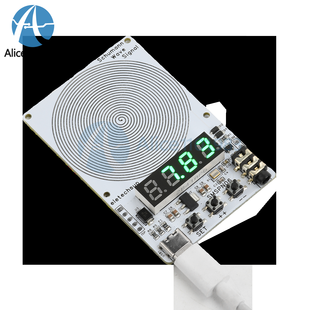 Adjustable 0.01Hz~9999Hz Frequency Schumann Wave Generator 4Bit Digital Display