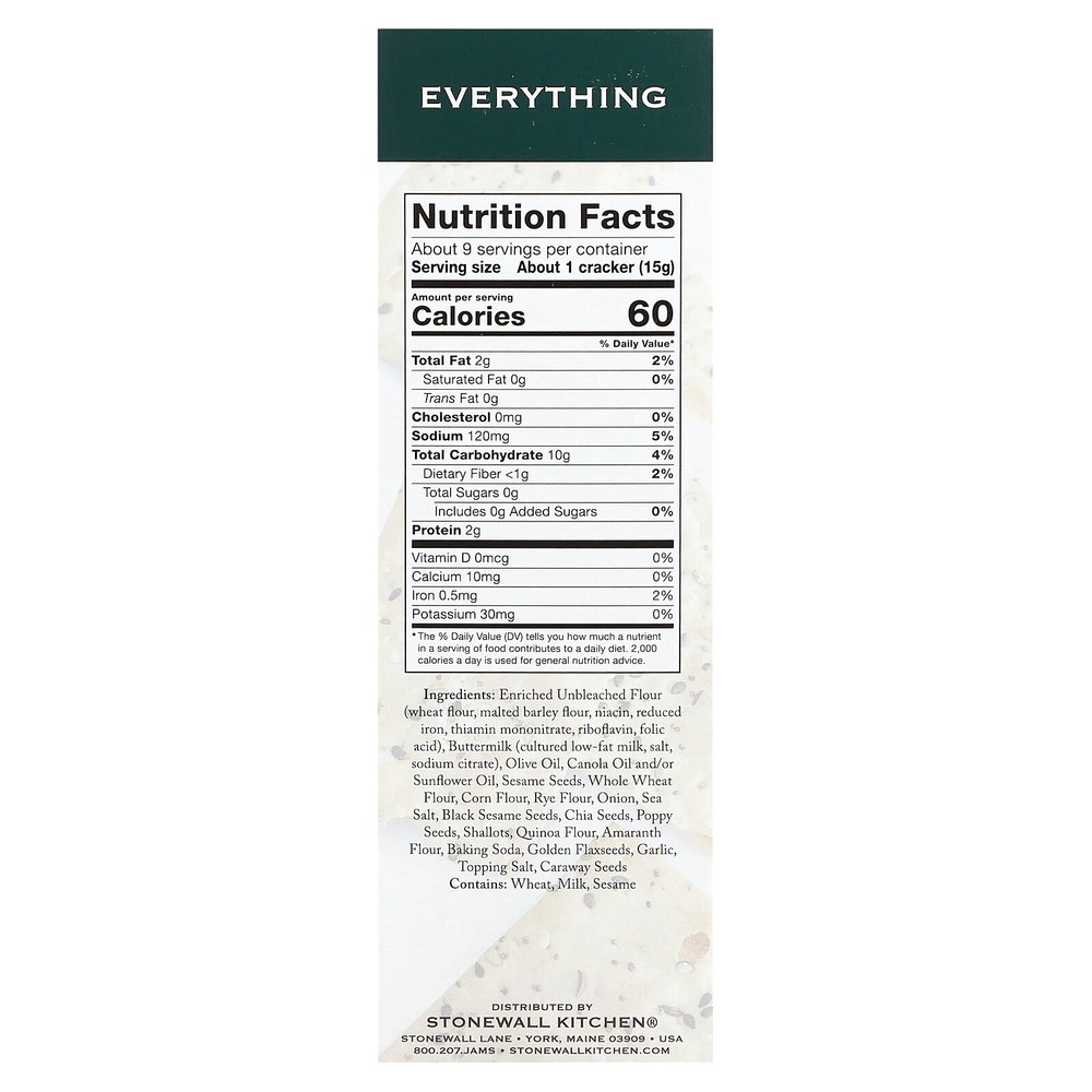 Everything Flatbread Crisps, 4.9 oz (139 g)
