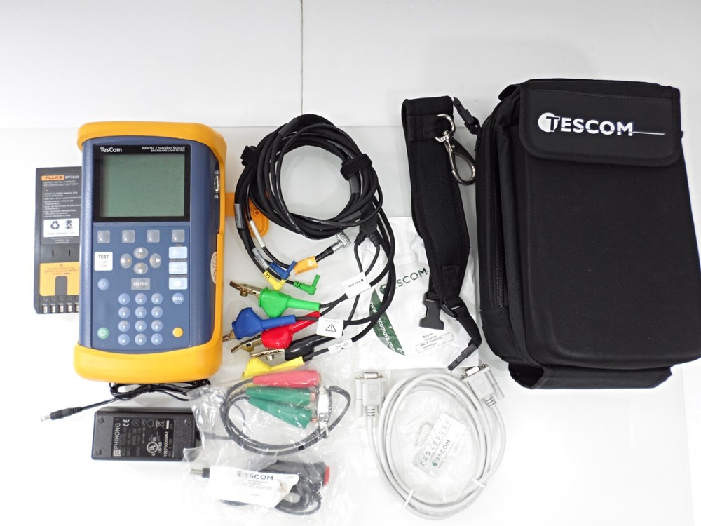 TESCOM FLUKE NETWORKS 990DSL CopperPro Loop Tester w/ TDR, W/accessories