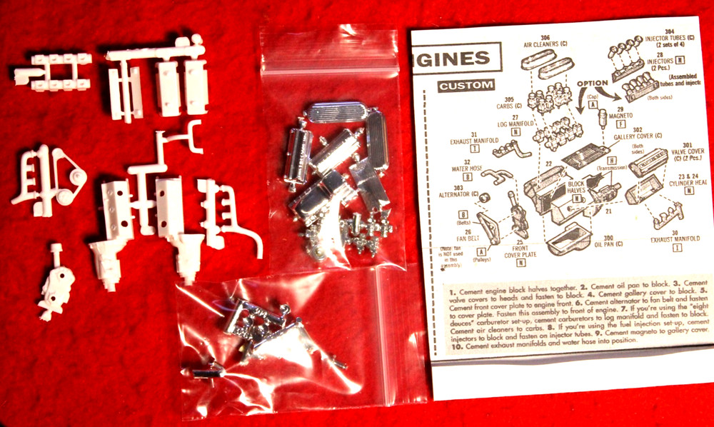 2 ENGINE SPECIAL "CLASSIC OLD SCHOOL" FLAT HEAD FORD & CHRYSLERS " FIREDOME V-8