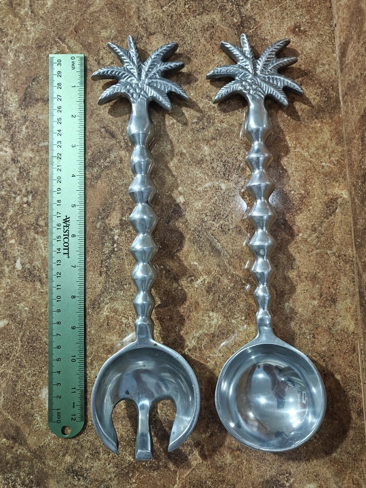 Serving utensils - 4 sets, aluminum