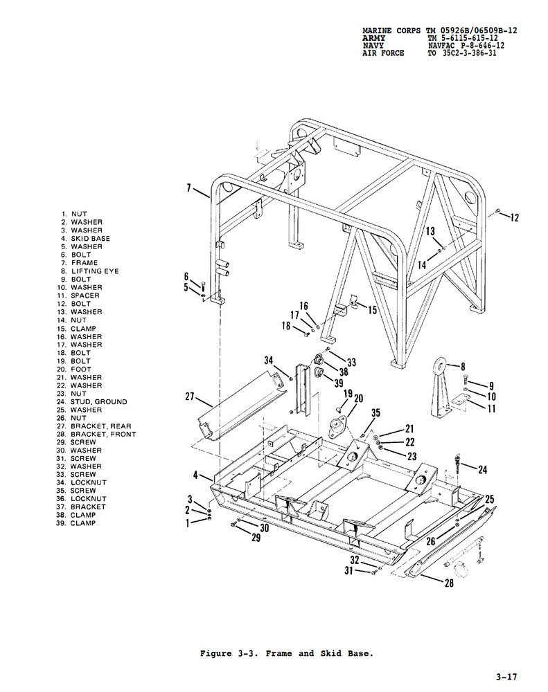 288 pg. 3kW TACTICAL GENERATOR SET MEP-016B 021B 026B Operator Manual on Data CD