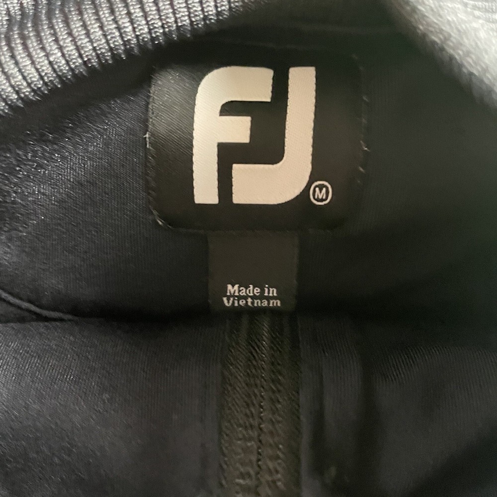 Footjoy FJ 1/4 Zip Golf Pullover Jacket 2014 Griffin Cup Mens Sz Medium EUC