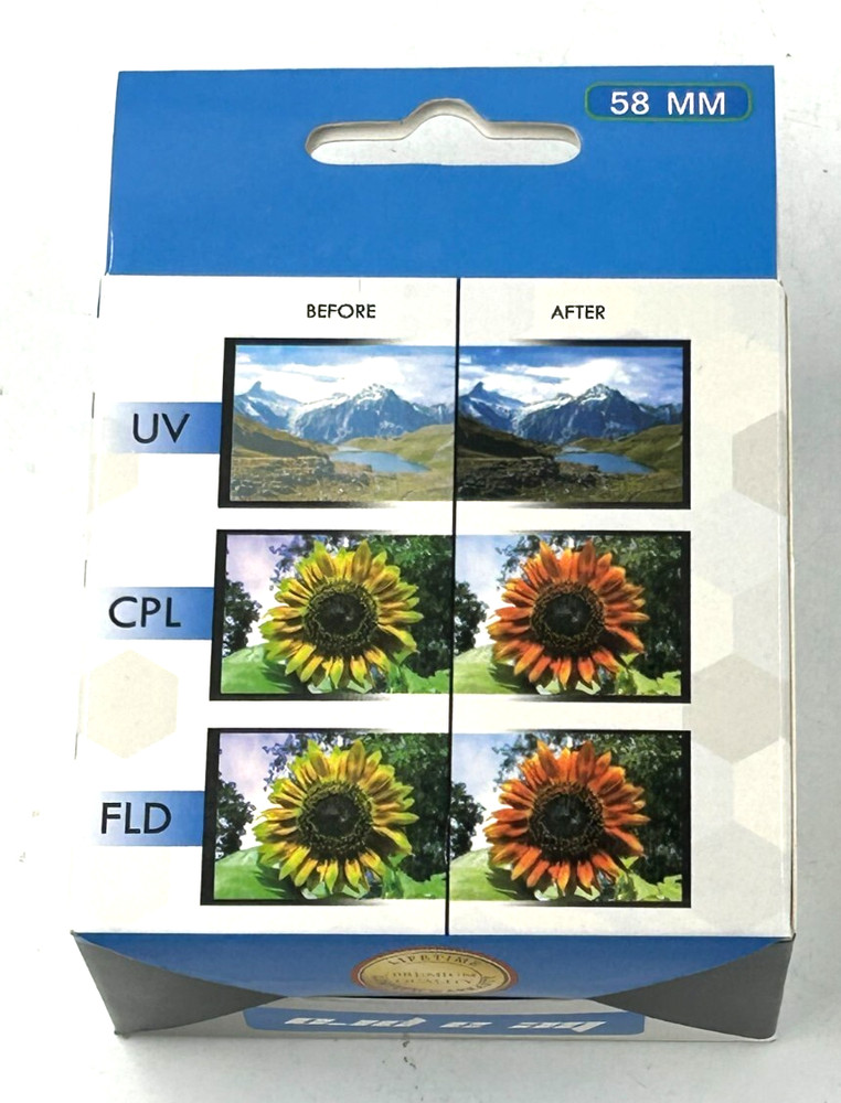 BEPRO 58mm 3pc Filter Kit BPFLK-58