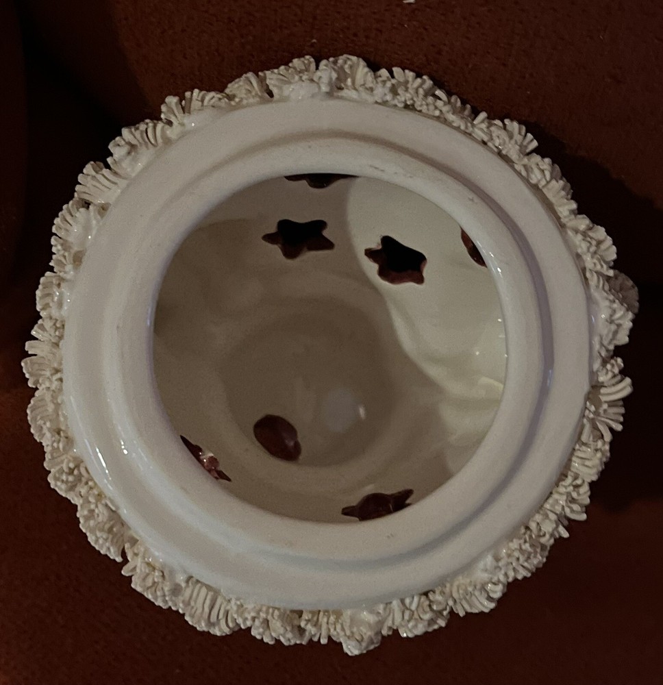 5" Ceramic Snowman Candle Tealight Holder