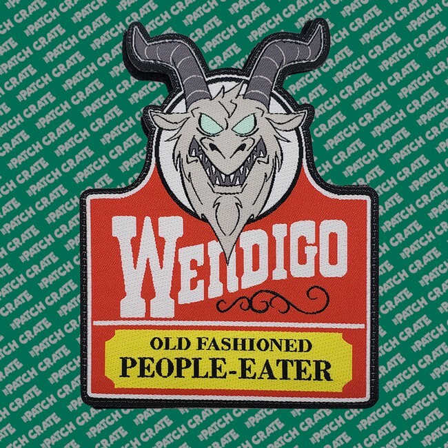 RARE Set of 5 Patch Crate Cryptid Custom Patches 2pc Hook/Loop Backing