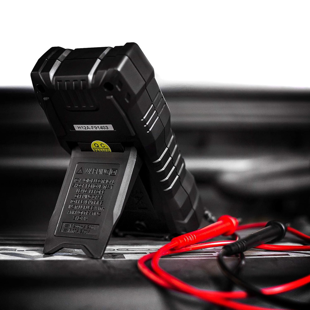 Digital Multimeter with Case, DC AC Voltmeter, Ohm Volt Amp Test Meter and Conti