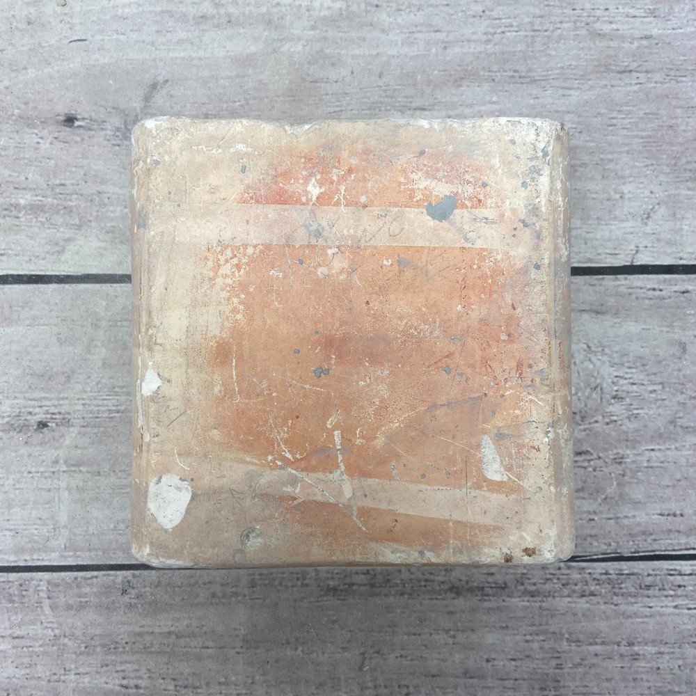 Vintage Unbranded Ceramic Casting Mold Ashtray Round Plack