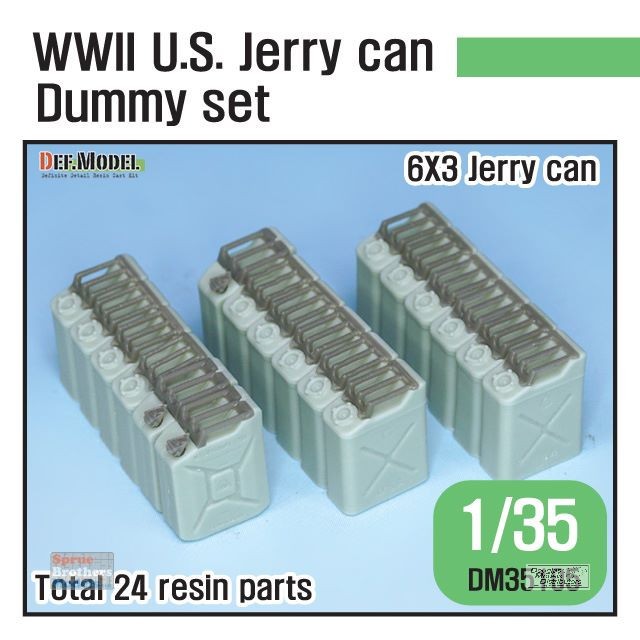 DEFDM35105 1:35 DEF Model WW2 US Jerry Can Dummy Set