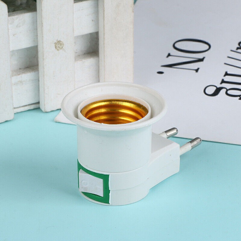 3pcs E27 Light Bulb Socket Holder Plug-in Adaptor Screw Base Lamp Wall US Plug