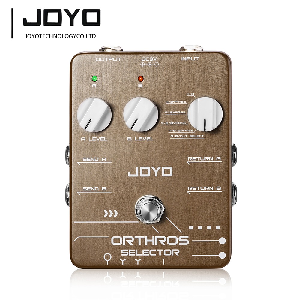 JOYO Multi-mode line select Pedals 6 Mode with AB Independent Control Channel