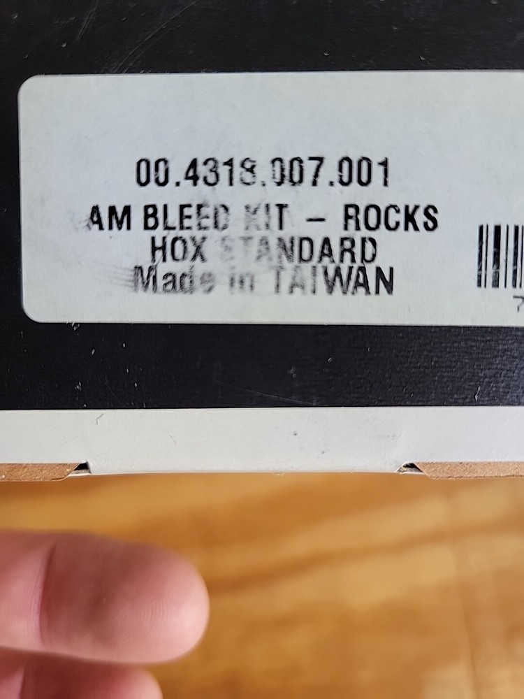 Rock Shox Remote Bleed Kit