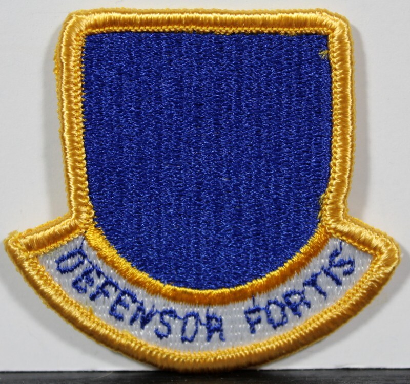 US Air Force Security Forces Officer Full Color Beret Insignia Flash Patch