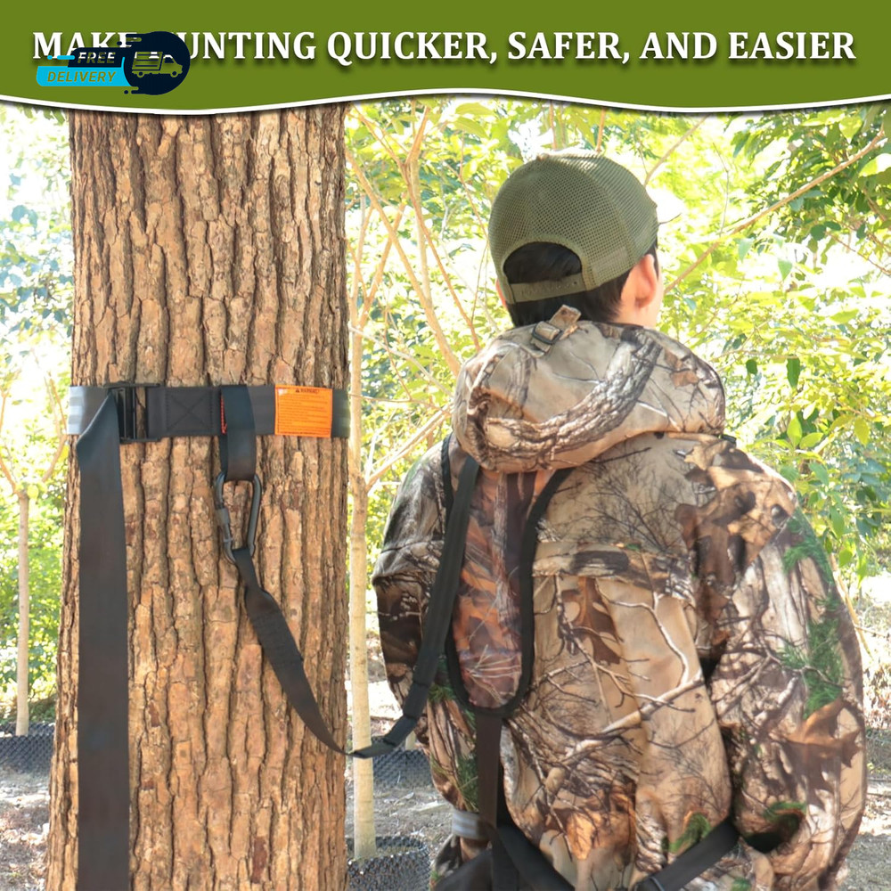 Tree Strap Hunting, Hunting Safety Harness Tree Strap, Tree Stand Safety Strap