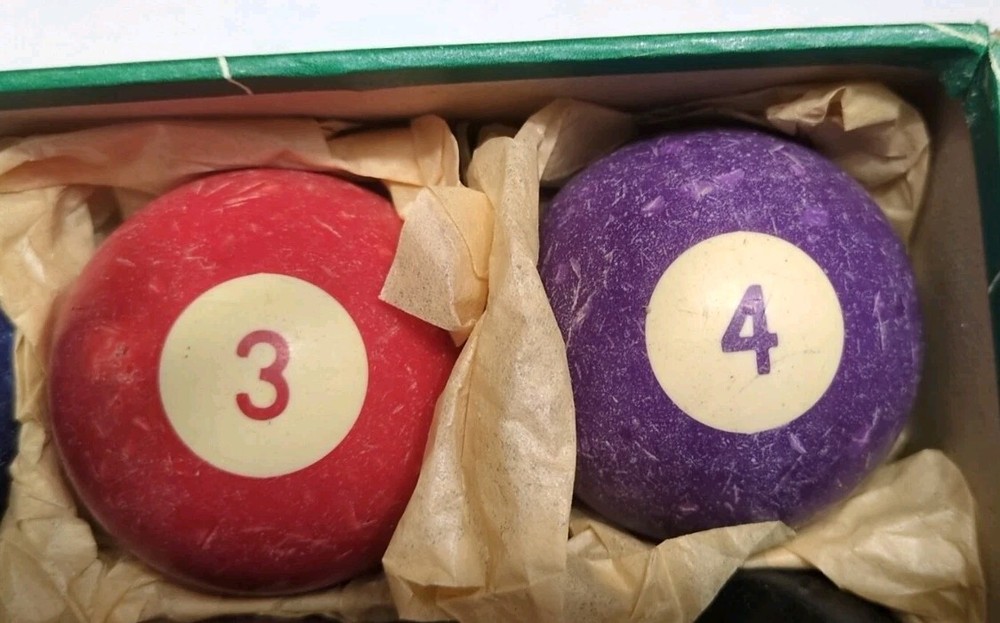 vintage billiard ball set