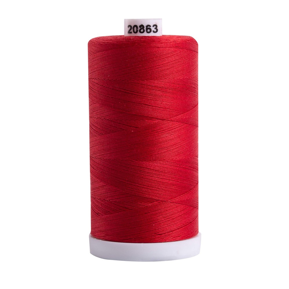 100 Cotton Thread - 1200 Yard Spool Red
